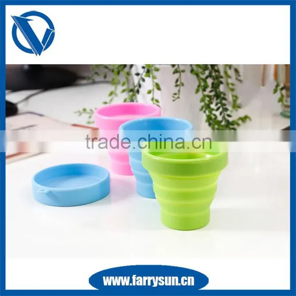 2016 Popular Eco-friendly Silicone Collapsible Travel Cup photo-2