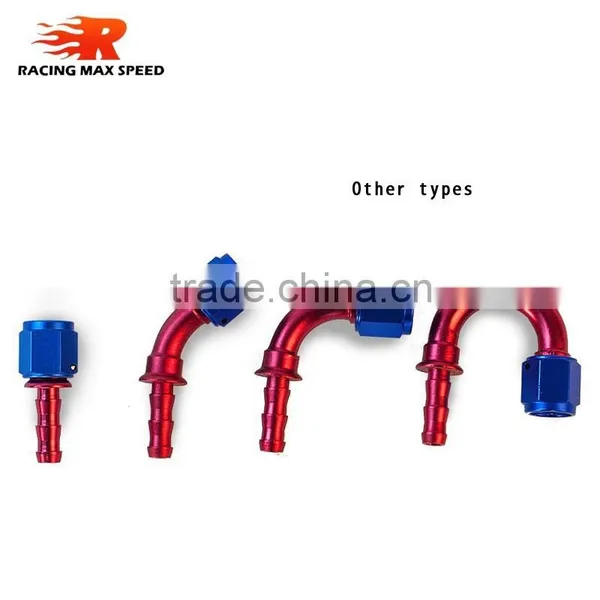 Aluminum Oil Cooler Hose Fitting 90 Degree Push on Hose End Push on 10-090-12 photo-6