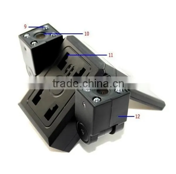 Car Dvr Night Vision Two Camera Rear View Camera H3000 Quality Choice photo-5
