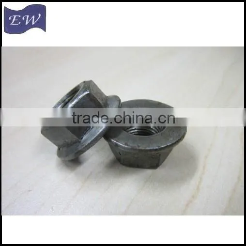 1/2"-20 Hex Flange Nuts, Serrated Nuts UNF on Stock photo-3