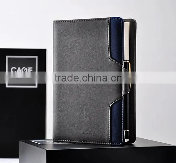 Top Grade Factory Competitive Price pu Leather Notebook With Pen photo-4