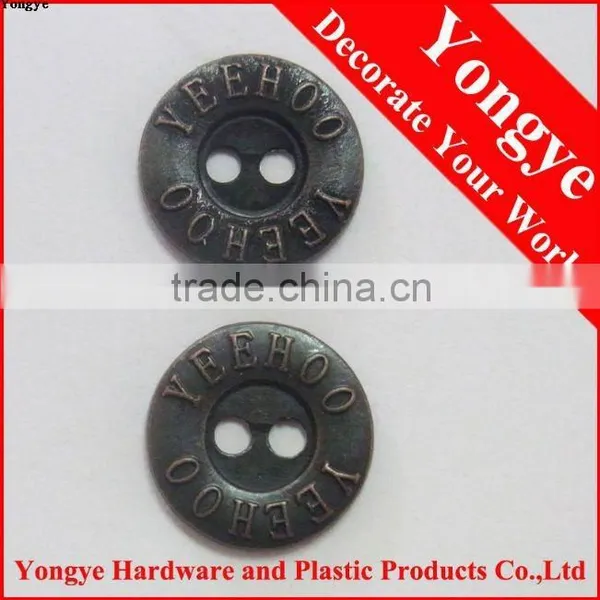 Zinc Alloy Shirt Button
