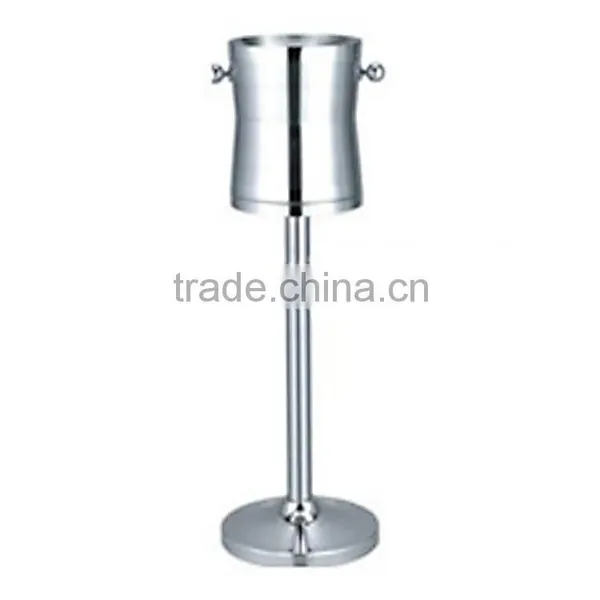 Stainless Steel Double Wall Wine Outdoor Ice Bucket With Stand photo-5