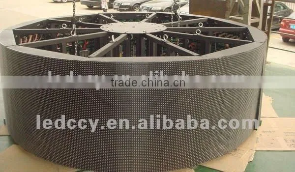 CCY/Creking Outdoor Felexible Curved Shape Xxx Video Led Display/special Shape Circle Xxx Led Display Xxx Photo hd photo-5