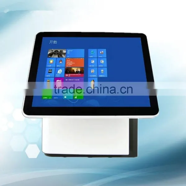15 Inch Touch Screen Android Pos Terminal Dual Screen Android Pos Terminal With NFC and MSR Gc066