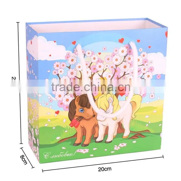 Animal Cartoon Paper Bag Keep Kids Gift and Garment photo-2