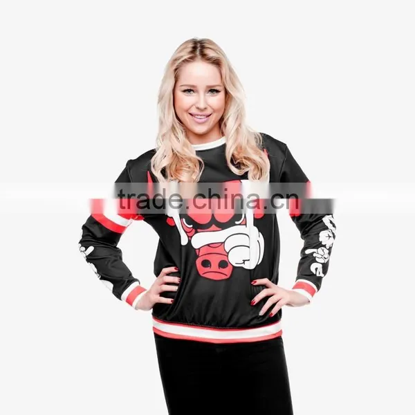 Fashion Angry Bull High Quality 3d Digital Print Fullprint Crewneck Sweatshirt Spring Autumn Unisex Custom Oversized Pullover photo-3