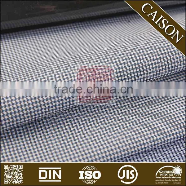 Best Selling Wrinkleproof White Houndstooth TR Fabric photo-2