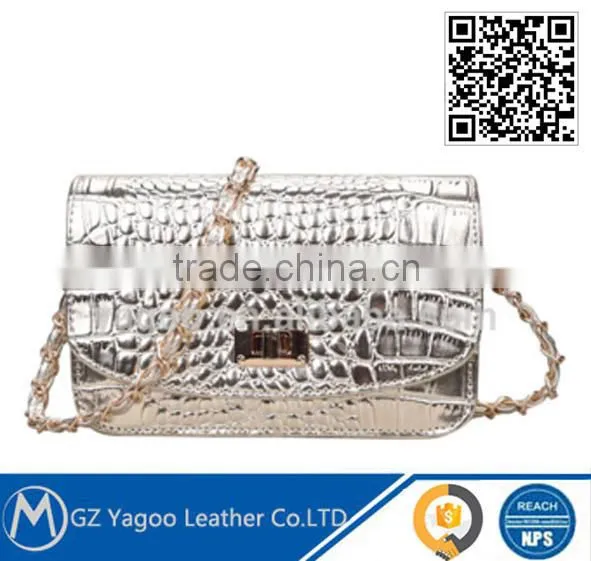 High Standard Sexy Mini Shoulder Bag Clutch Croco Bag photo-5