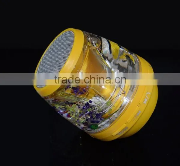 LED Light Customized 3D Floater Print Company LOGO Bluetooth Liquid Speaker photo-2
