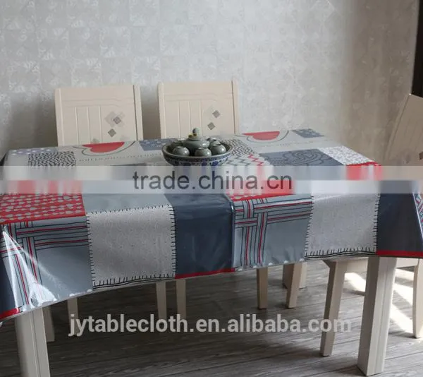 PVC Tablecloth With Compound Non-woven Backing photo-2