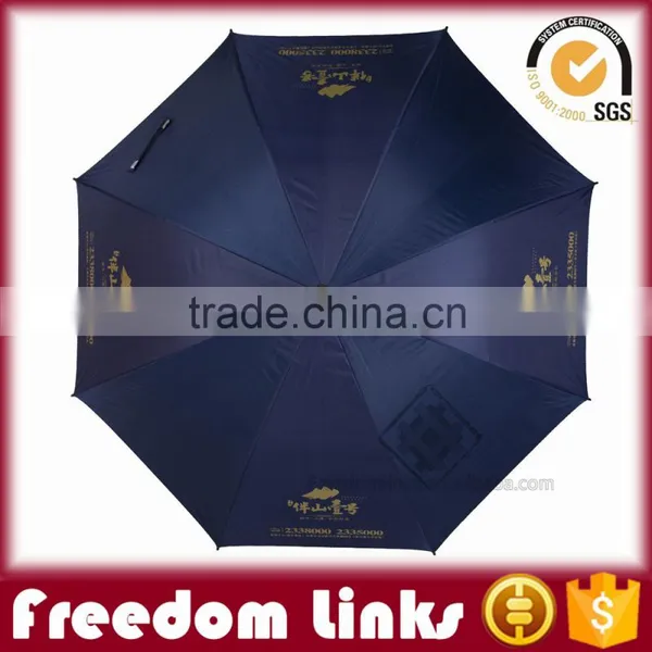 30 Inch Promotion Straight Golf Umbrella Logo Customized photo-3