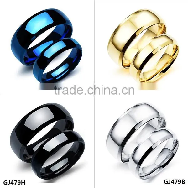 2016 Silver Plated Jewelry Gold Plain Ring Quality Choice photo-6