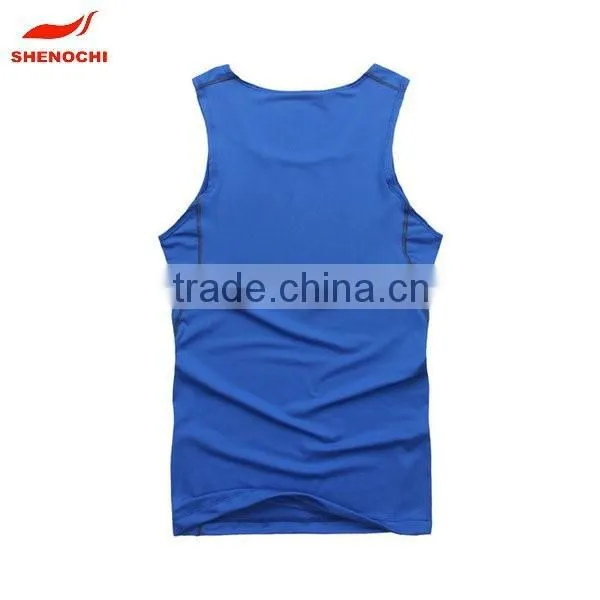 Simple Design Comfortable High Quality Custom Wholesale Gym Singlets photo-2