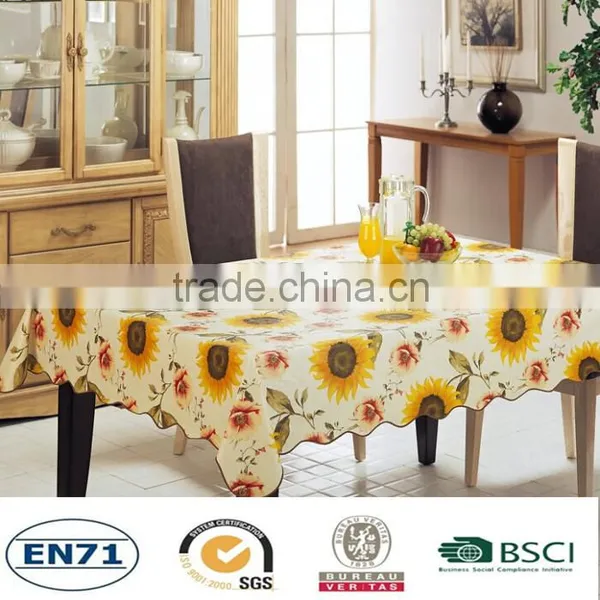 Hot Sell Printed Compostion Plastic Tablecloth photo-3