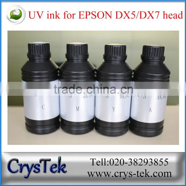 CRYSTEK China Manufacturer UV Ink for Large Format LED UV Flatbed Printer