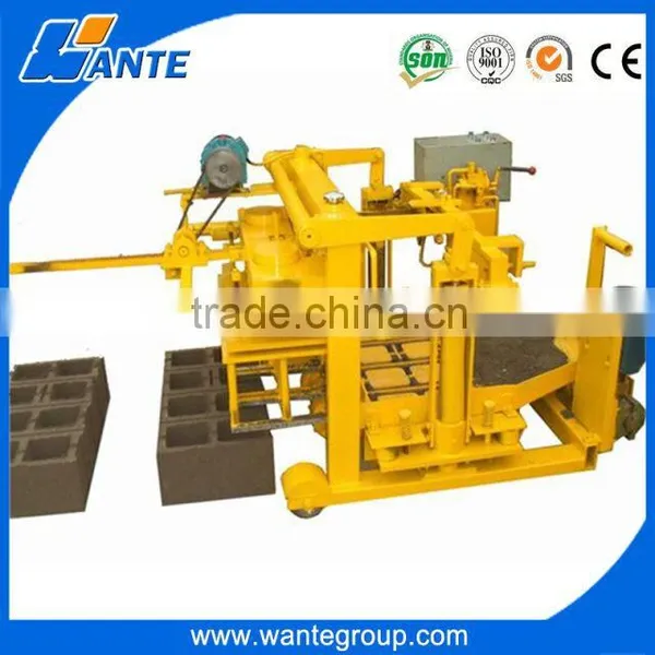 Best Selling QT4-24 Manual Mobile Cement Block Egg Laying Machine photo-6