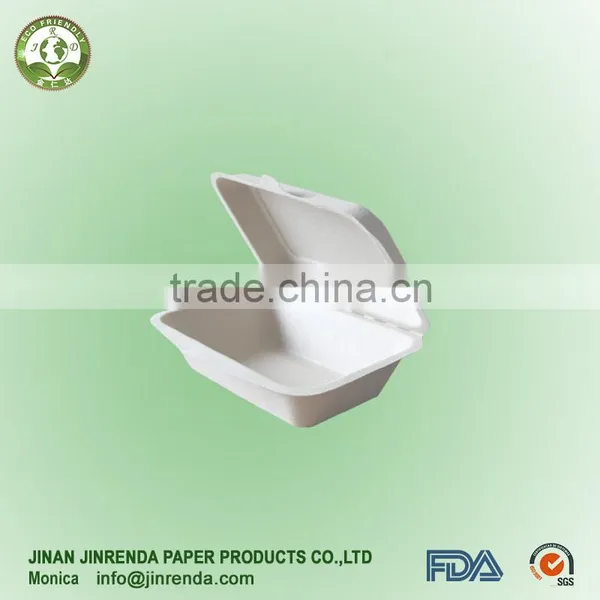 Qingdao Port Disposable Sugarcane Pulp Box photo-2