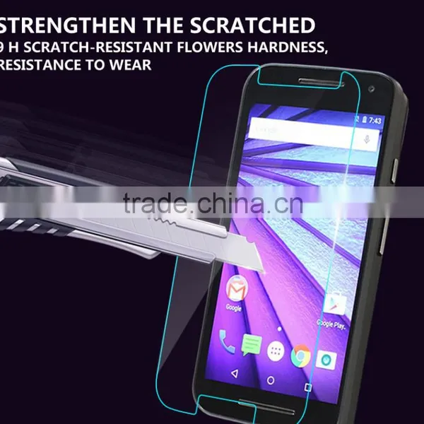 Wholesale Price Tempered Glass Flim Premium Glass Screen Protector For Moto G3 photo-5