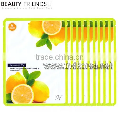 Beauty Friends II Lemon Essence Mask Sheet