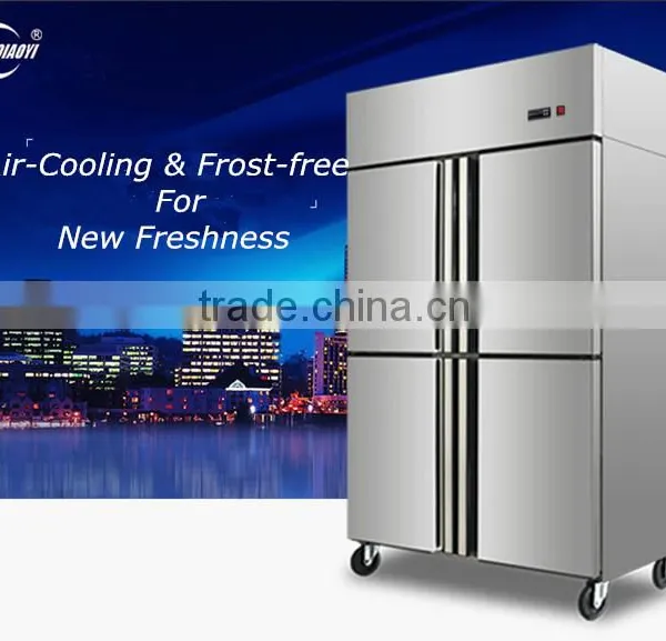 C3 900L 4-door Double-temperature Upright Commercial Refrigerator Freezer for Restaurant photo-6