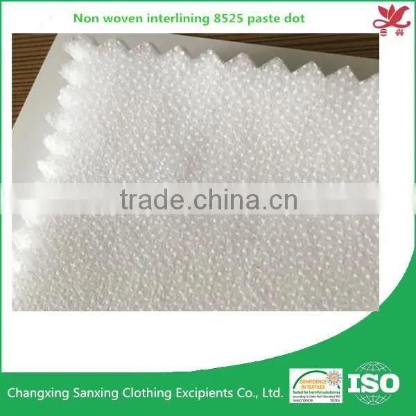 Paste dot adhesive interlining non woven interlining 8525
