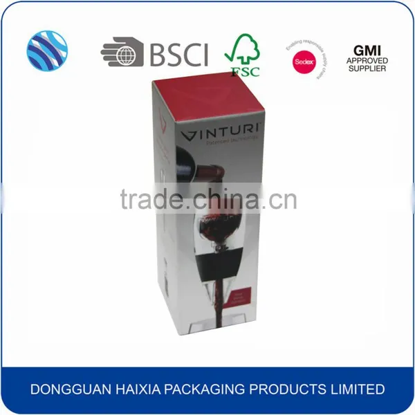 Wine Paper Box Pretty Cardboard Customized Wine Box Wholesale