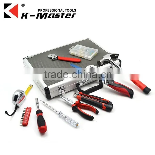K-Mastet Factory Direct Sales 19 Pcs High Quality Household Tool Set Aluminum Alloy Tool Box photo-2