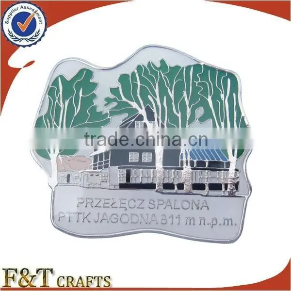 Customized Wholesale Metal Lapel Pins Flower photo-5