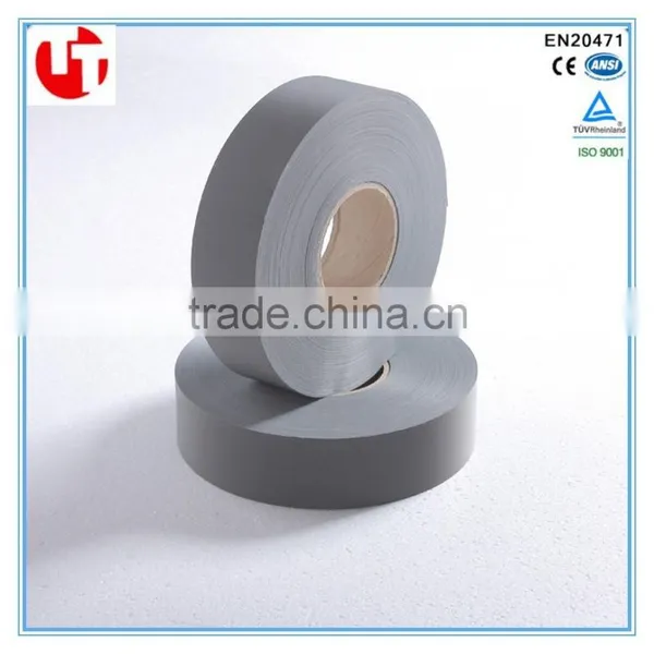 CE EN ISO 20471 High Visibility Polyester Grey Reflective Tape for Safety Workwear Clothing Quality Choice photo-3