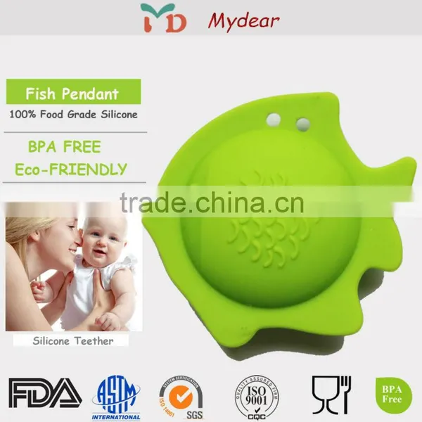 High Quality Silicone Teething Chain Clips and Pacifiers for Baby photo-5