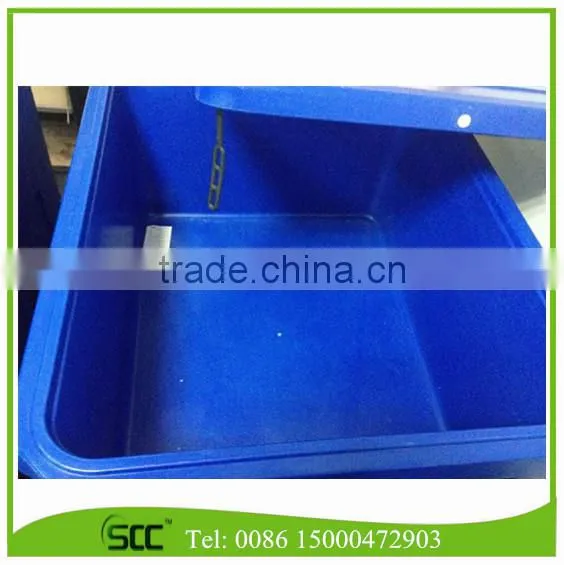 Rotomolded 1000Liter Blue LLDPE Insulated Fish Container, Seafood Processing Insulated Container photo-5