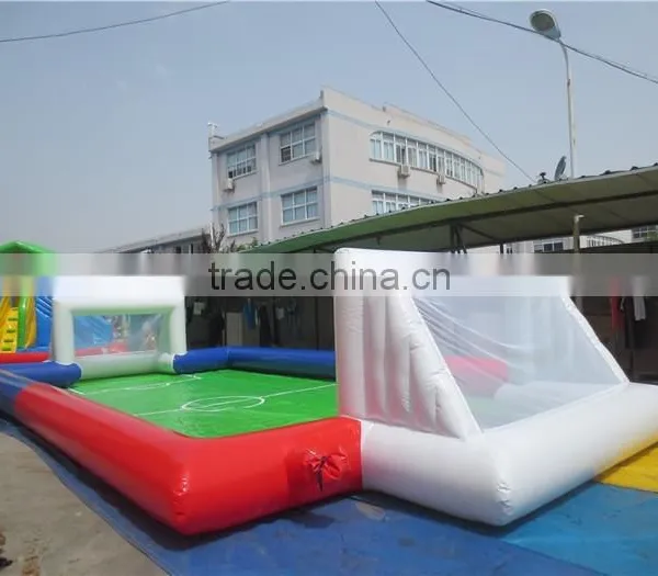 Customized Inflatable Football Pitch/hot Sale Soccer Field photo-5