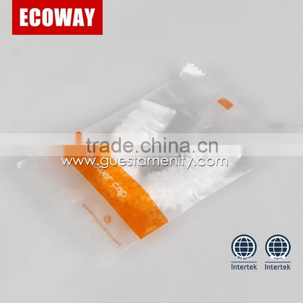 Disposable Shower Cap in Plastic Sachet Custom Shower Cap Material photo-2