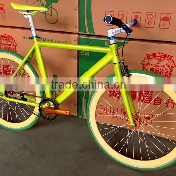 Wholesale Chinese Factory 26inch Aluminum Frame Alloy Fixed Bike Bicycles Fixie for Adult