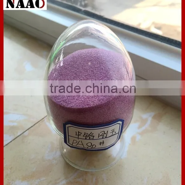 F80 Medium Chromium Pink Aluminium Oxide/PA as Abrasive