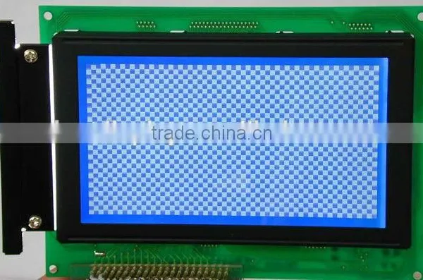 Hot Negative 240X128 T6963 Graphic Lcd Display COB Module White on Blue photo-2