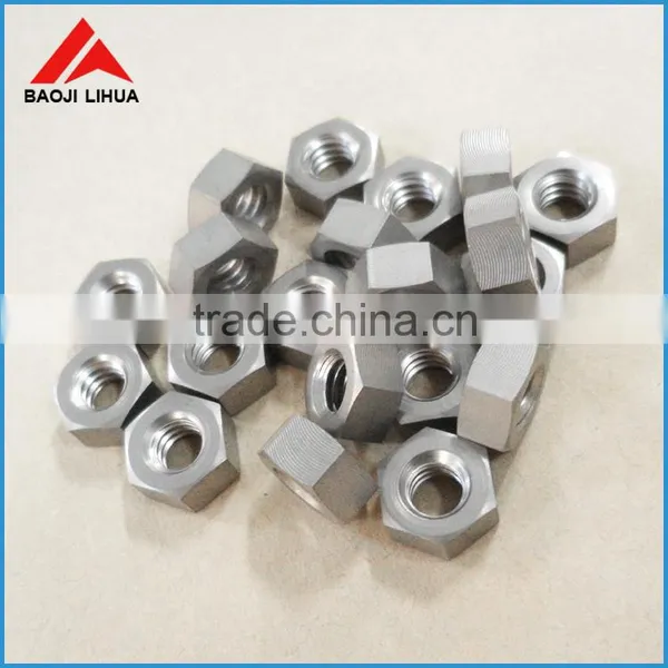 Lihua Best Selling Titanium Gr2 Hex Nuts