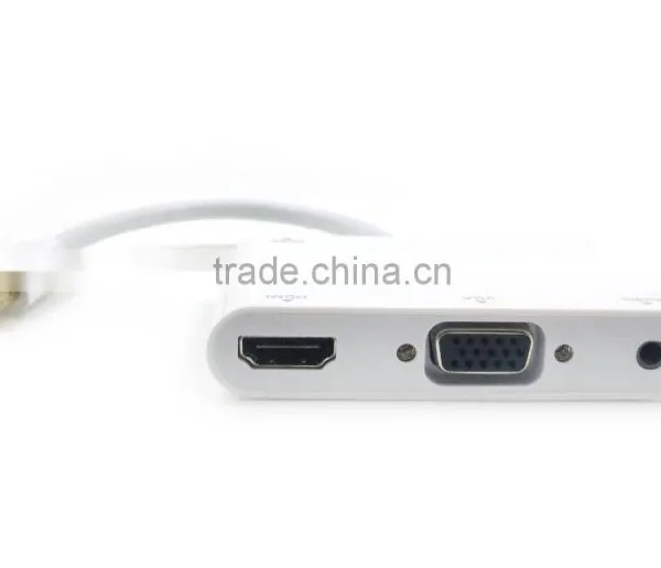 Mini DP1.2 to VGA and HD MI With Audio Adapter photo-3