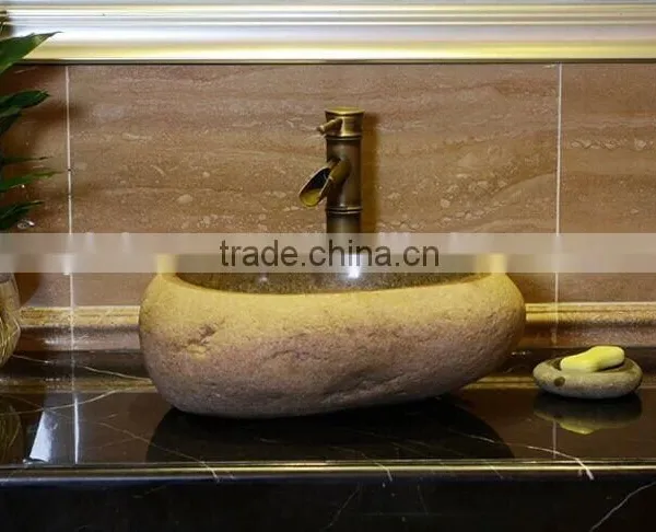 Irregular Natural River Stone Counter Sink photo-6
