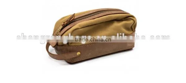 Small Canvas Travel Pouch Dopp Kit photo-2