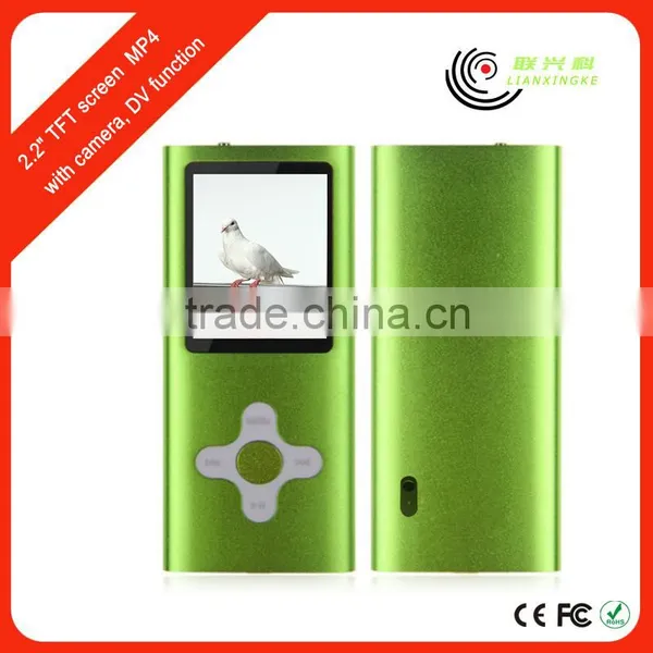 2.2" TFT Screen Digital Mp3 Mp4 Digital Player Manual With Camera