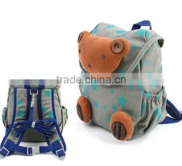 Lovely Bears Rabbit Child Backpack School Bag for Boys & Girls, a Perfect Gift for Kids photo-3