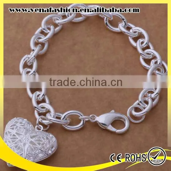 Plated Heart Premier Designs Bracelet Jewelry, 925 Sterling Silver Bracelet Supplier's Choice photo-5