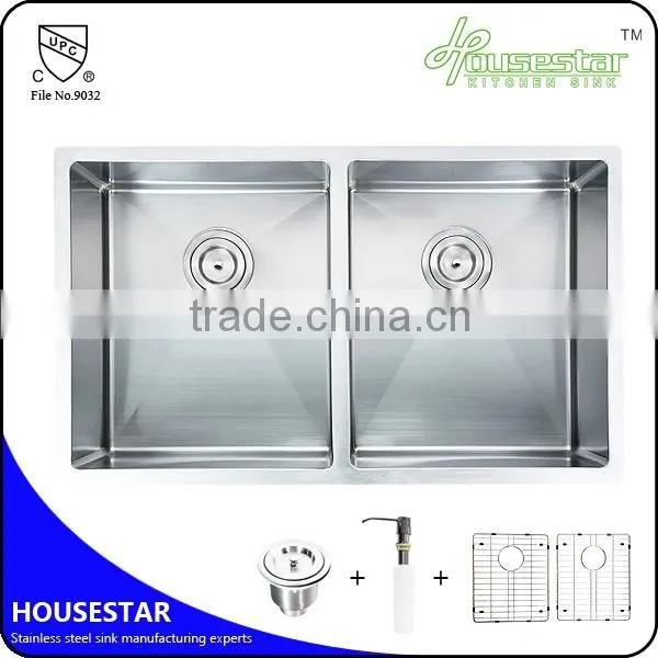 Cupc Stainless Steel Undermount Kitchen Sinks Handmade Deep Single Bowl Sink With Colander - R10 - 2018 photo-3