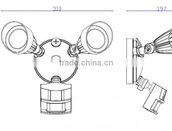 Motion Detecting Lantern Flood Lamp Security Lantern photo-2