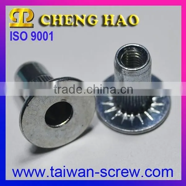 Manufacturer Carbon Knurled Flat Head Rivet Nuts photo-4