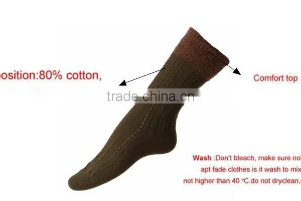 Winter Warm Hot Selling Casual Dress Socks Women's Terry Socks photo-3