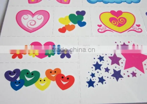 Custom Cartoon Water Transfer Temporary Color Tattoos for Kids Body Art Tattoos Safe Non-toxic Color Tattoo Stickers Factory photo-5