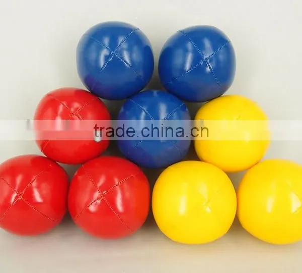 4 Panels PU Leather Juggling Balls photo-3